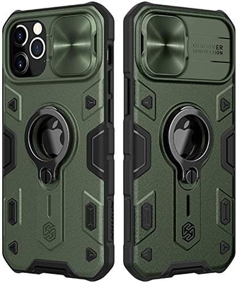 iPhone 12 Pro Max Case พร้อมครอบกล้องและกิ๊กสแตนด์