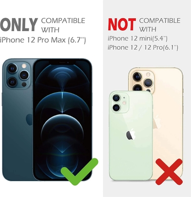 iPhone 12 Pro Max Case พร้อมครอบกล้องและกิ๊กสแตนด์