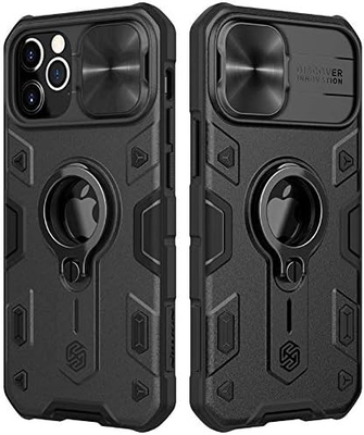 iPhone 12 Pro Max Case พร้อมครอบกล้องและกิ๊กสแตนด์