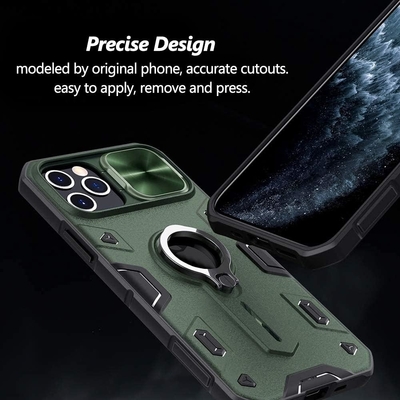 iPhone 12 Pro Max Case พร้อมครอบกล้องและกิ๊กสแตนด์