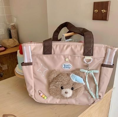 Original children's fun tote bag - cute bag for daily use, school bag for commuting, student backpack, messenger bag