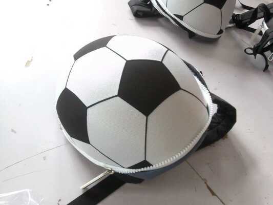 EVA hard Football bakpack Case bag storage bag Fashion bag