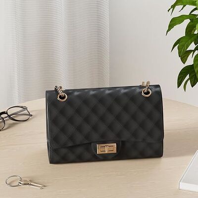 กระเป๋าสตางค์ Crossbody สําหรับผู้หญิง กระเป๋าสตางค์ไหล่แฟชั่นผู้หญิงที่มีโซ่ กระเป๋าสตางค์ผู้ออกแบบ