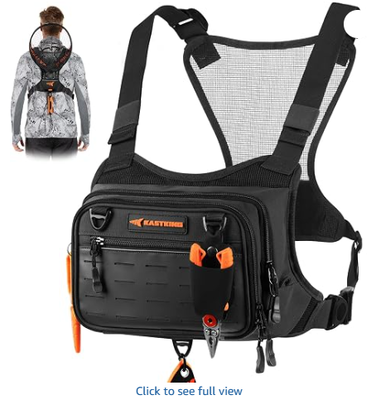 แพ็คกระเป๋าสะพายปลากันน้ํา กระเป๋าสะพายปลาสําหรับผู้ชาย EVA Zip-Down Workstation, MOLLE Storage,