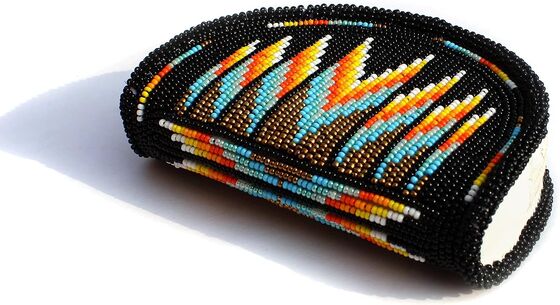 กระเป๋าเหรียญเบา OU Heart Beaded ทําด้วยมือและขนาดสเตเดี้ยม