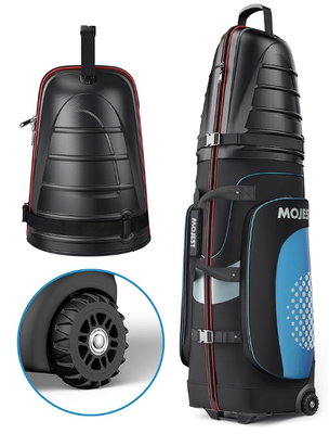 Golf Travel Bags for Airlines with Wheels, Hard Case Top Protect Golf Clubs
