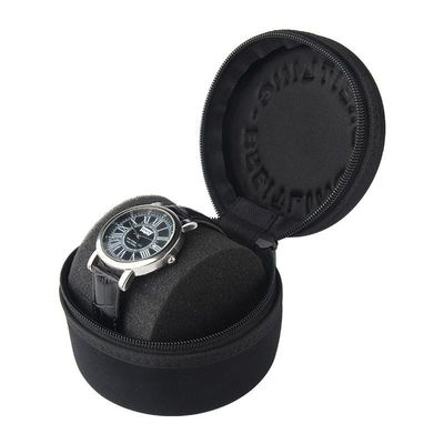 Mutiสแปนเด็กซ์ EVA Mens Watch กล่องใส่เครื่องประดับบุกำมะหยี่สีดำ
