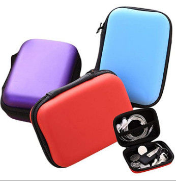 สีดํา 600D โพลีเอสเตอร์ พกพา Zipper การเดินทางป้องกัน hard shell กล่อง EVA ขนาดเล็ก