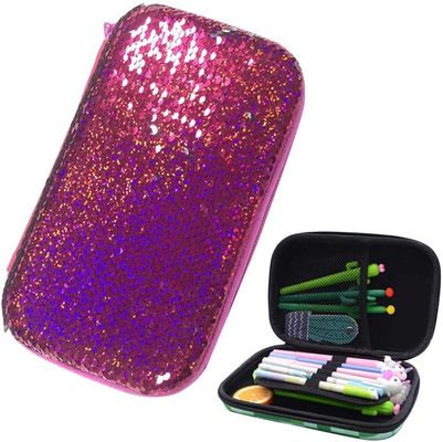 กระเป๋าใส่ดินสอ PVC EVA หนัง Pu 1800D Polyeste Hard กรณี Pencil Pouch