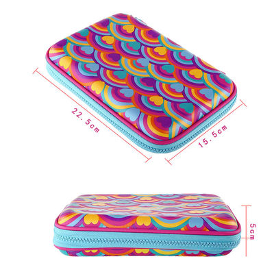 กระเป๋าใส่ดินสอ EVA แบบซิป CE แบบพกพา 22.5X15.5X5 ซม. สำหรับเด็ก