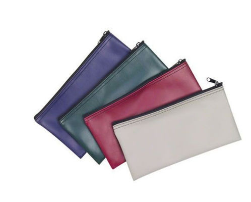 กระเป๋าธนาคารซิปเปอร์ที่สามารถปรับเปลี่ยนได้ มีให้เลือกในขนาดต่าง ๆ ผลิตจาก PVC และหนังที่เหมาะสําหรับการฝากเงินสด