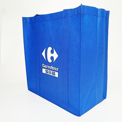 ถุงช้อปปิ้งผ้าไม่ทอแบบใช้ซ้ำได้ Tote Grocery Bag 100-160gsm