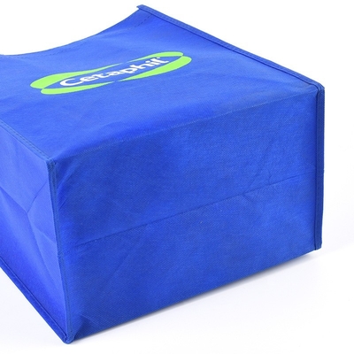 ถุงช้อปปิ้งผ้าไม่ทอแบบใช้ซ้ำได้ Tote Grocery Bag 100-160gsm
